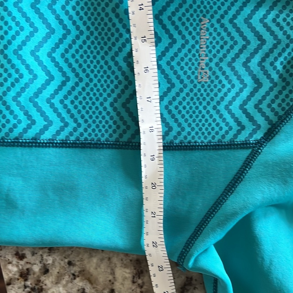 Avalanche Teal Patterned Zip-Up Jacket - image 6